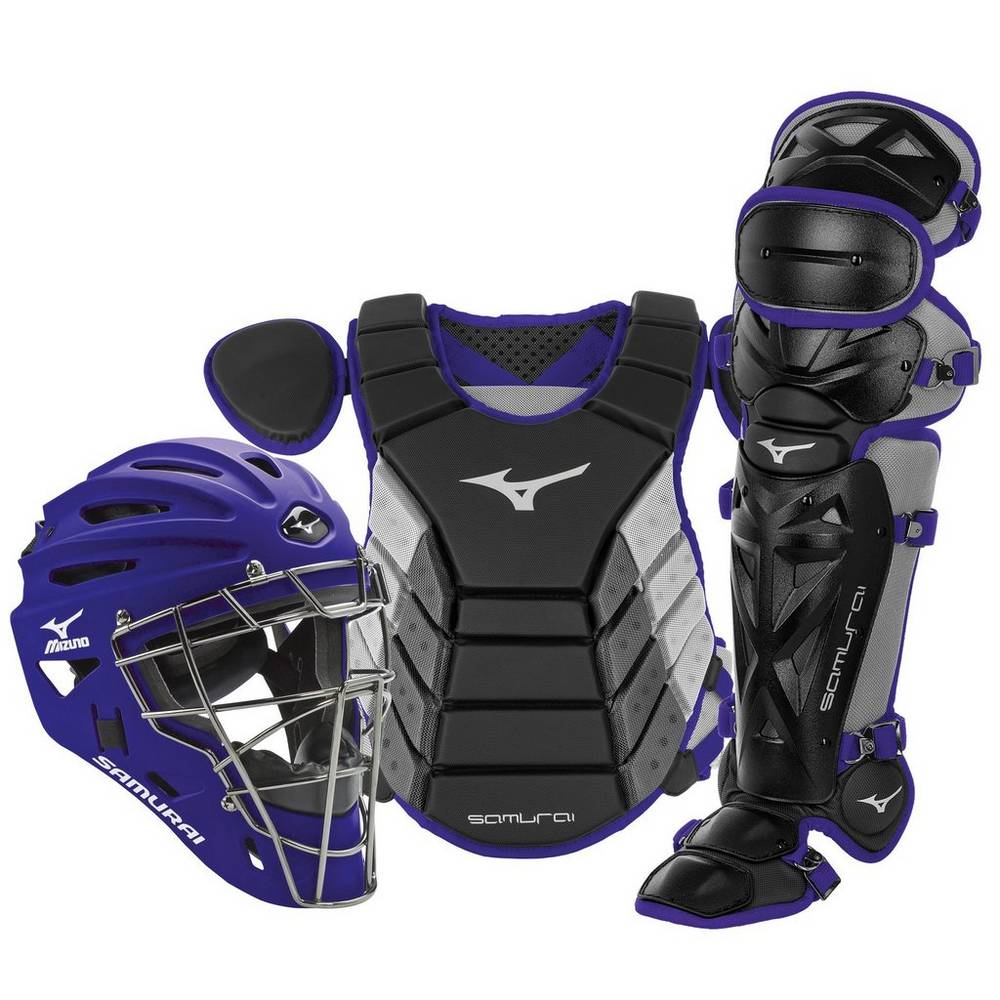 Mizuno Samurai Adult 15" Boxed - Erkek Catchers Gear - Siyah/Mor Türkiye (XKVAEL-840)